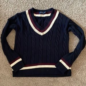 Polo Ralph Lauren v neck winter sweater